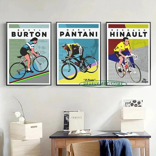 Cycling Legends Canvas Prints