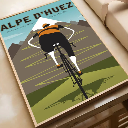 Classic Cycling Canvas Print