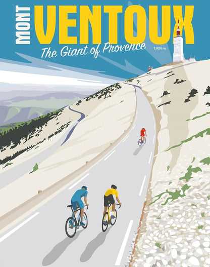 Classic Cycling Climb Canvas Prints