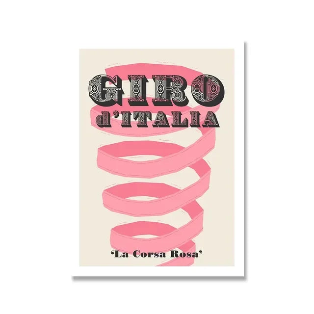 Grand Tour Cycling Canvas Prints