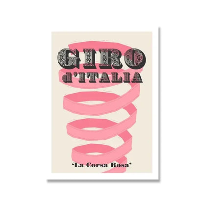 Grand Tour Cycling Canvas Prints